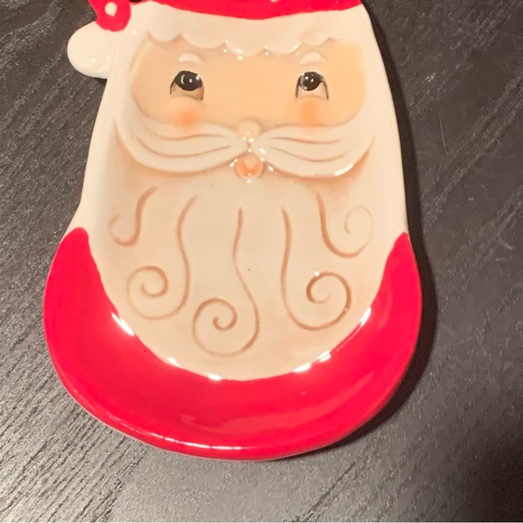 Johanna Parker Santa Claus Ceramic Spoon Rest - Nostalgic Christmas Collection - Picture 4 of 7